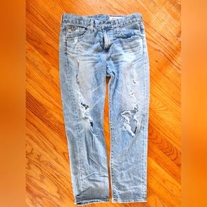 AG Denim size 27 Ex-boyfriend Jean in Slouchy Slim